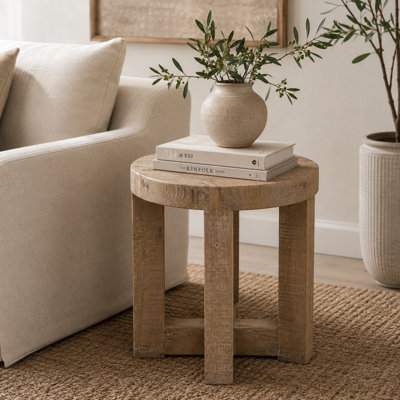 Solid Wood End Table