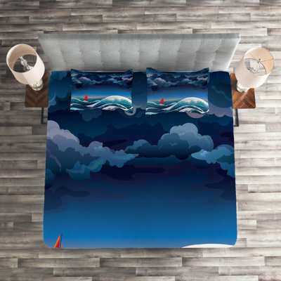 Sailboat Coastal Coverlet