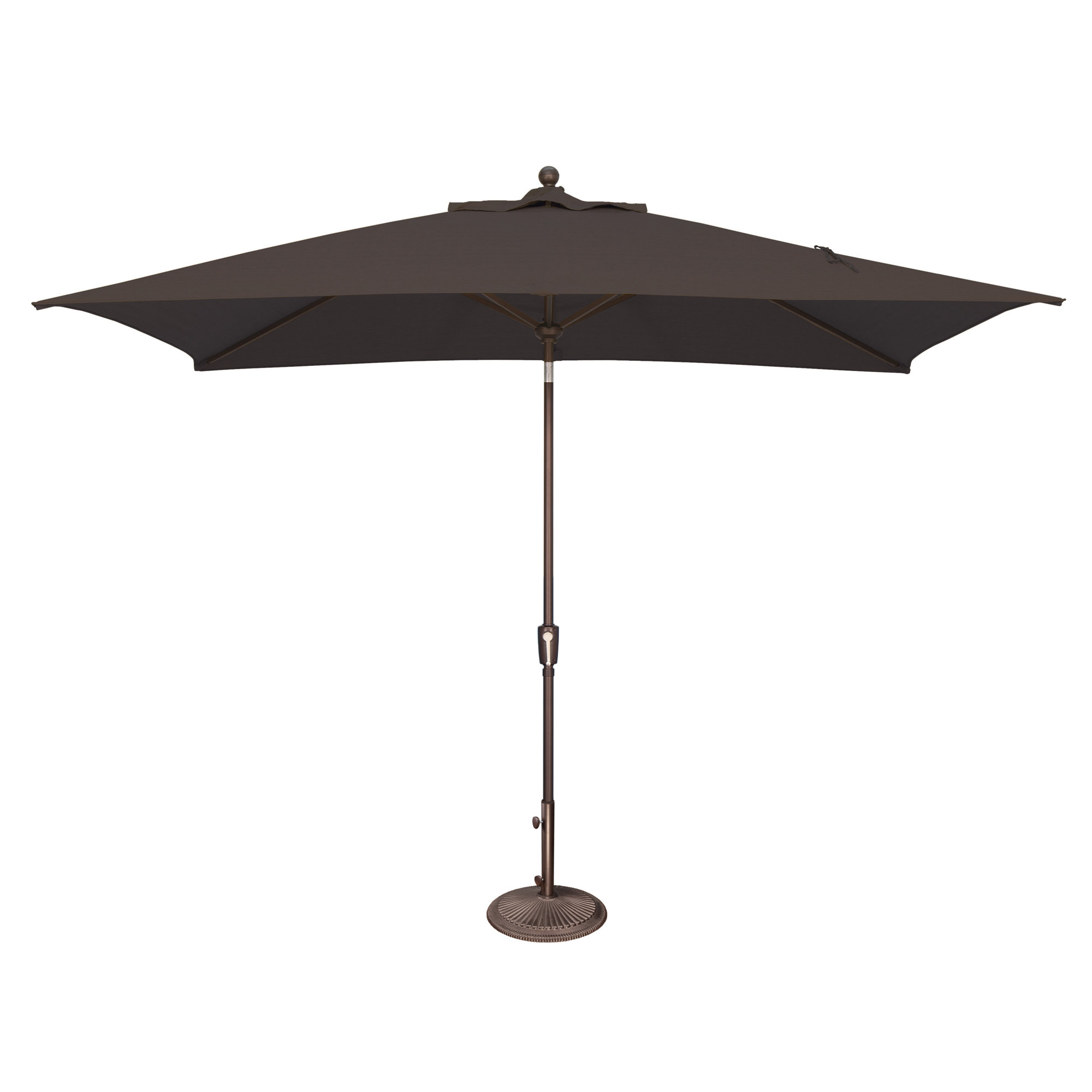 Launceston 78'' Outdoor Umbrella, Canvas Black Sunbrella® Canvas, Bronze