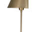 Lampe de table dorée avec base en marbre et corps en métal élégant