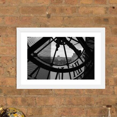 «Tour de l'horloge à Paris», reproduction de photo