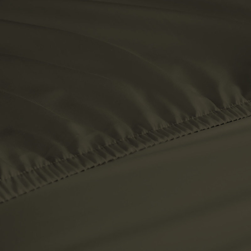 Ensemble de draps en rayonne de bambou 6 pièces , Ensemble de draps pour taille de lit très grand a, Olive foncé