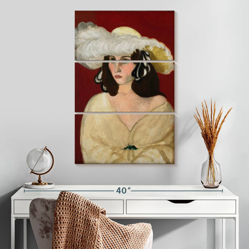 Plumes blanches Leisha, H 32 po x l 20 po