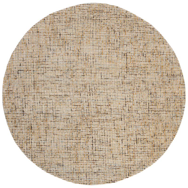Partin Hand Tufted Wool Rug, Round 8'