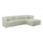 Tov Furniture Callie Cream Velvet Sectional - RAF-59670551-63715934