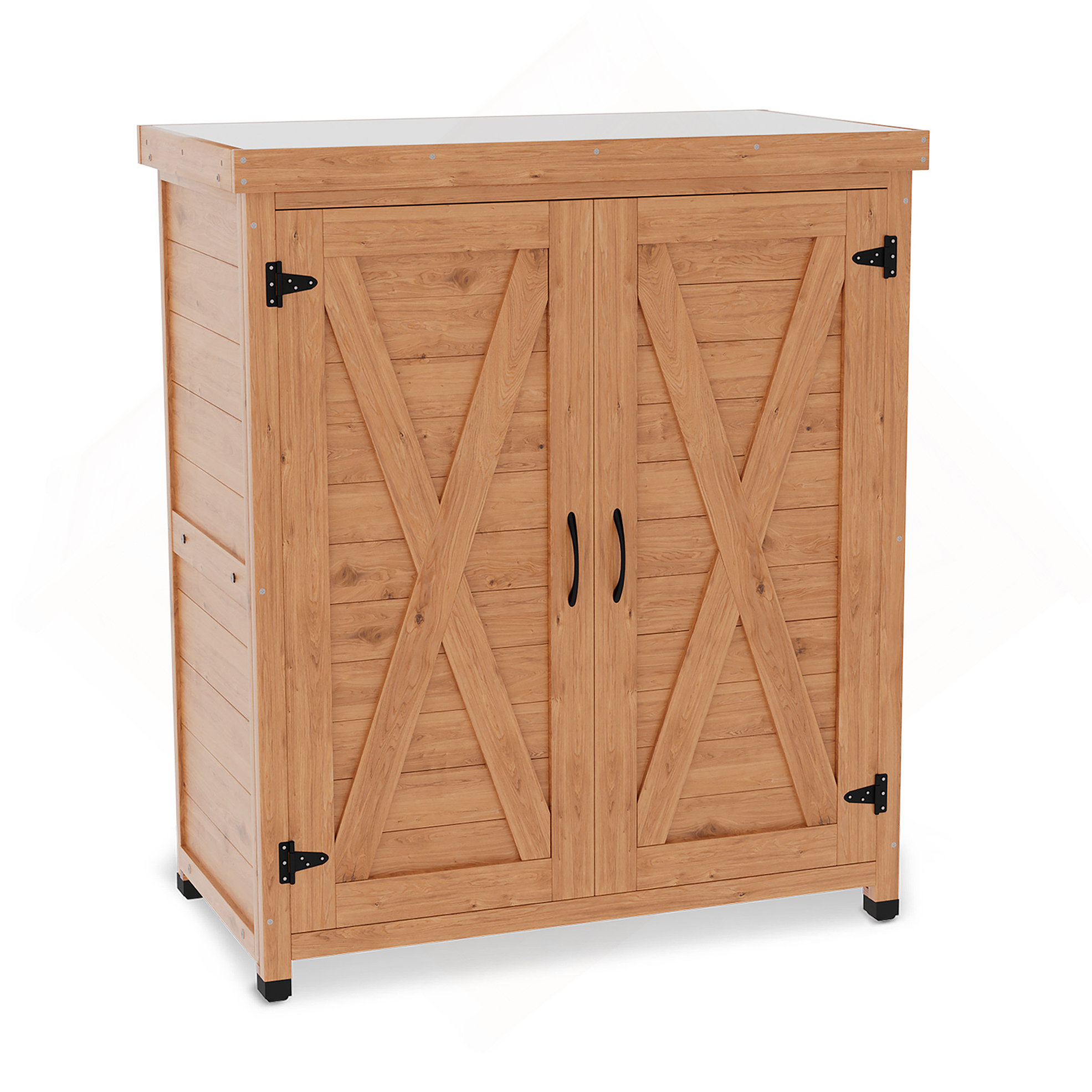 Gracie Oaks Banc de rempotage avec armoire de rangement et plateau en ...