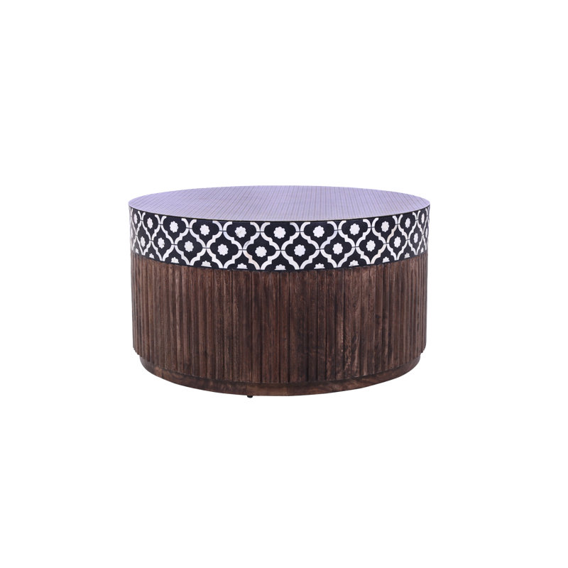 Eniko Brass Top Coffee Table