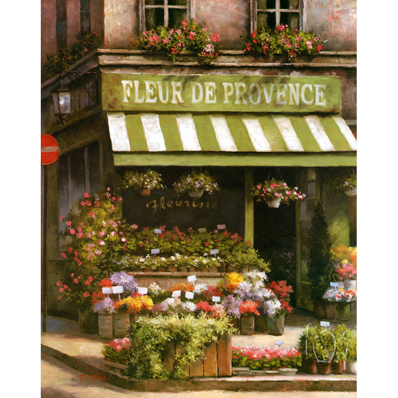 Fleurs de Provence, H 18 po x l 14 po