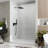 60" W 96" H Three Wall Composite Shower Wall Panel Surround - Seamless 60" Back Wall-110974467