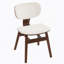 Chaise d'appoint rembourrée, chaise d'appoint, chaise de salle à manger pour l'intérieur