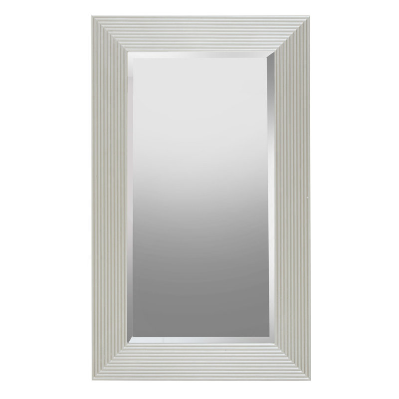 Talihina Solid Wood Flat Wall Mirror
