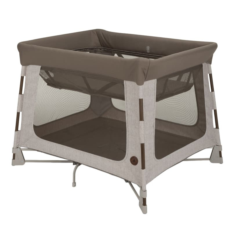 Height Adjustable and Foldable Playpen, Classic Truffle
