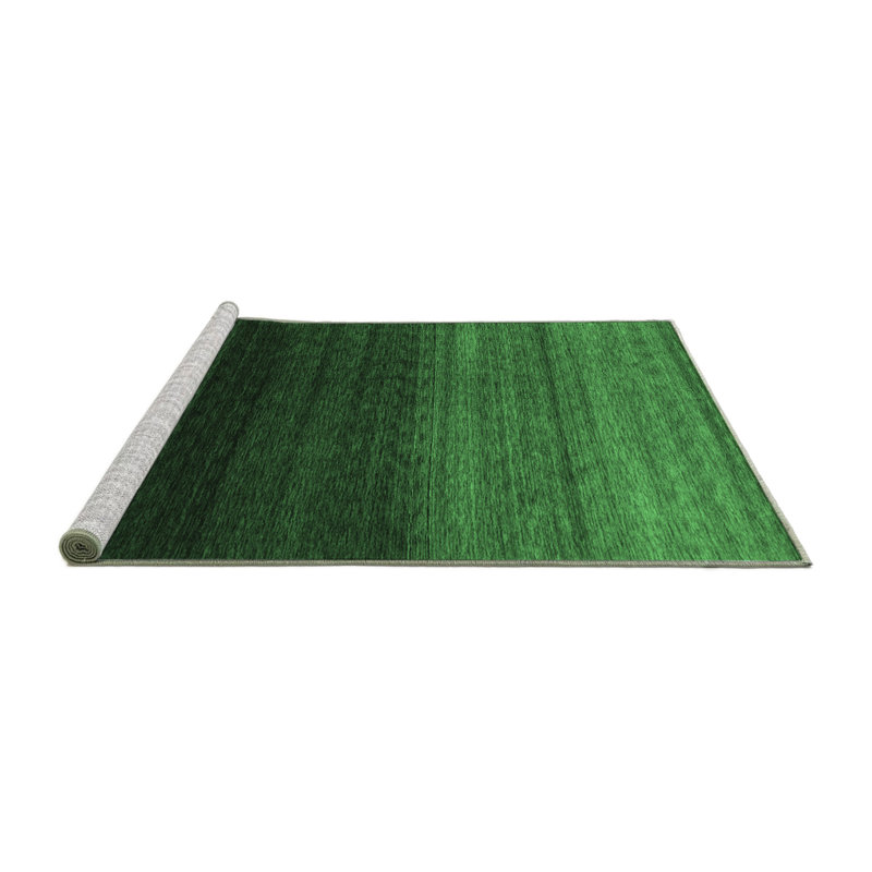 Washable Abstract Indoor Rug, Square 3'