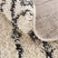 Tapis marocain beige à poils longs Makassar-1988039635