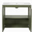 Organisateur de meuble-lavabo 36 po avec lavabo en céramique, ensemble de rangement pour salle de bain-1436256830