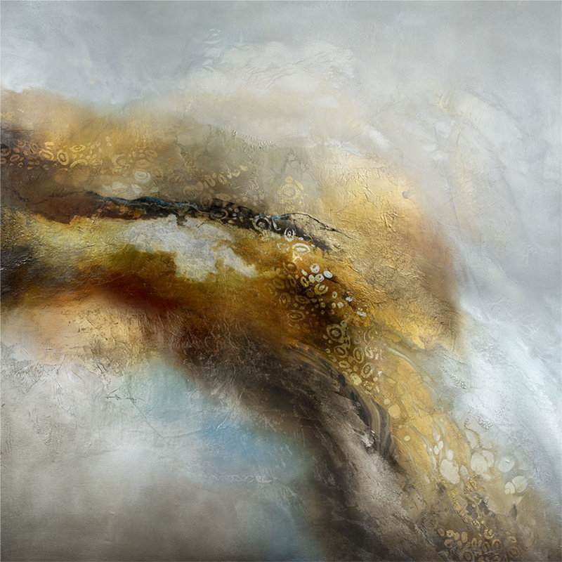 Desert Flow Print by Jennifer Hollack Raboin, Stretched Canvas, 50" H x 50" W x 2" D
