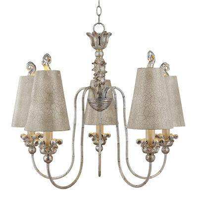 Chiu 5 - Light Shaded Chandelier