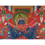 Divinité bouddhiste tibétaine Chakrasamvara (Brocadeless Thangka)