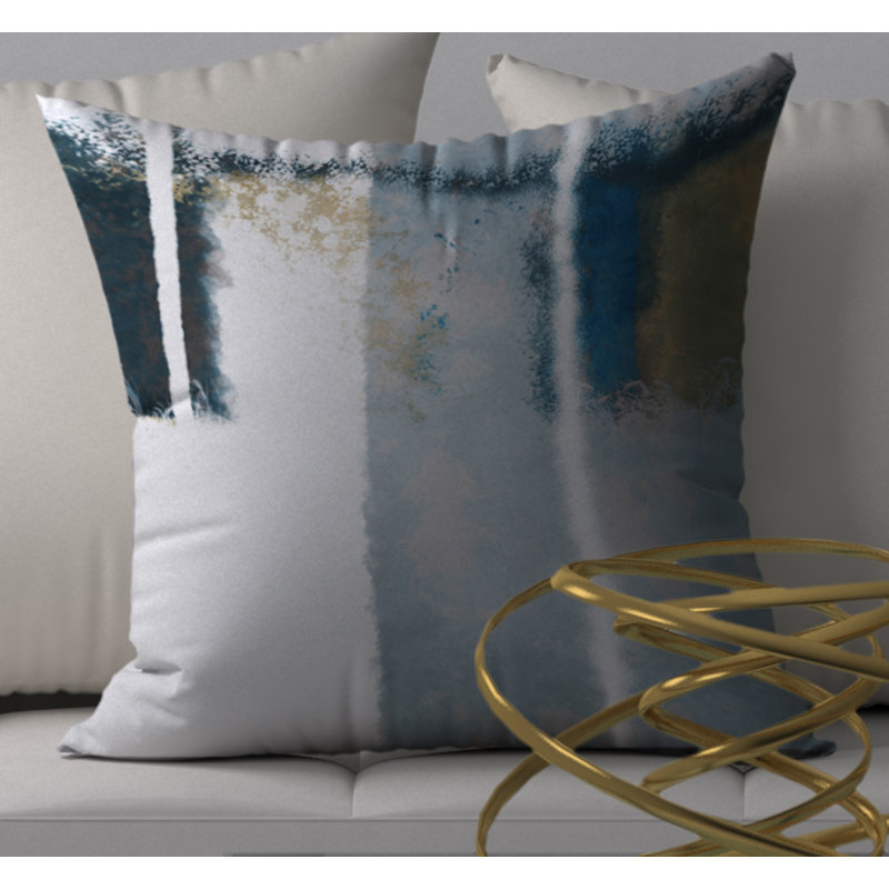 Housse de coussin carrée en perle fragrance/insert, 24 po x 24 po