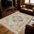 Multicolor Orange Traditional Vintage carpet-easy to clean, machine-washable, soft and comfortable; suitable for door mats, kitchens, living rooms, bedrooms, corridors, and laundry areas. Easy to clean, durable carpet for home decoration.-1737924134