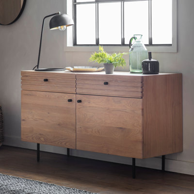 Greggery 131cm Solid Wood Sideboard