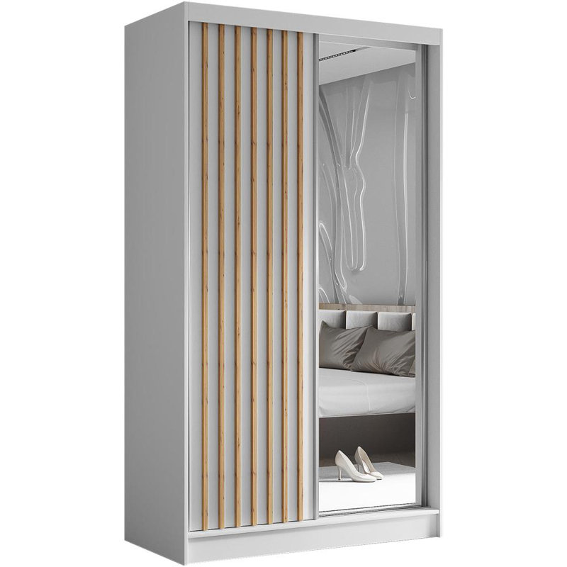 Arminia 2 Door Sliding Wardrobe, Beige