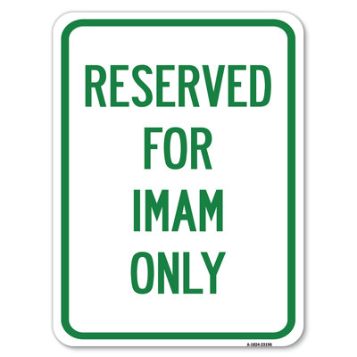 Réservé à l'imam seulement / 23196