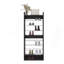 Range-chaussures, 10 tablettes, wengé noir