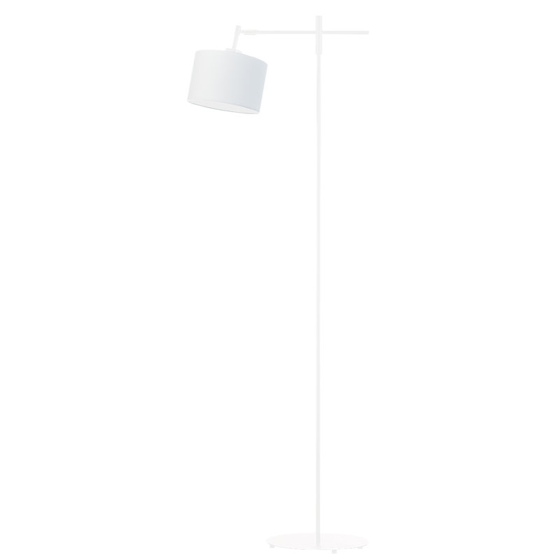 Chafton 145cm Brown Accent Floor Lamp, White, White