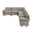 Ensemble de canapé modulaire 6 pièces Modern Contemporary-1677420341