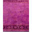 Overdyed Hand-Knotted Wool Modern-Contemporary Purple Area Rug 3' 2" x 5' 0"