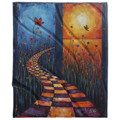 Our Way Home Velveteen Blanket