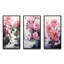 «Pink Grey Minimalisme Serenity In River», 3 pièces sur toile-842298372-842298373