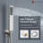 Herathena Complete Shower System with Rough in-Valve-87410452