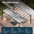 Florence  Aluminum Pergola in Gray Powder-Coated Finish with Adjustable Canopy-39493270-39493083