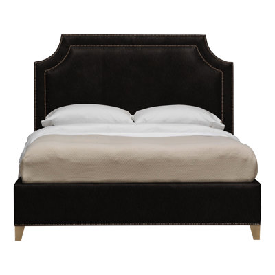 Grand lit en cuir Audrey / Asher