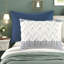 Ensemble de literie Farmhouse bleu marine, édredon en coton avec chenille capitonnée, double / grand