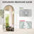 Jablon Arched Shatterproof Full Length Mirror with Aluminum Frame -984390042-984106913