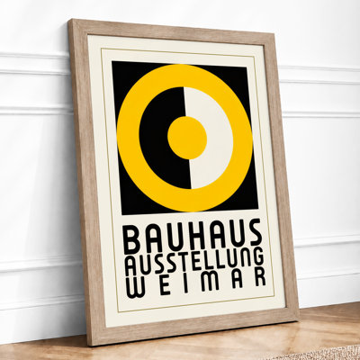 Bauhaus Ausstellung Weimar Geometric - Framed Print
