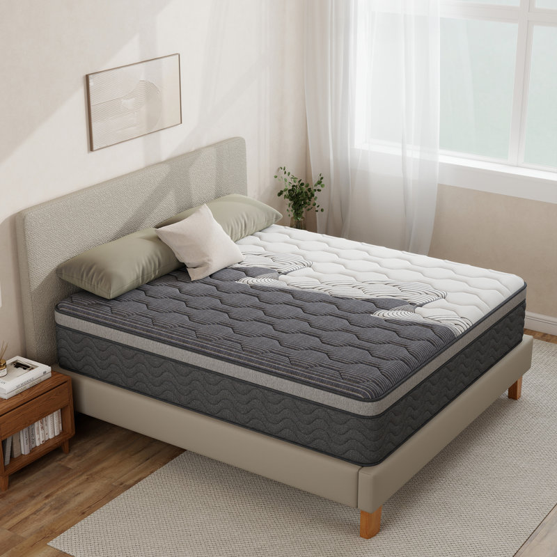 Matelas hybride 12 po mi-ferme mi-ferme mi-ferme, Grand lit