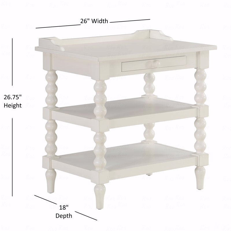 Basic Wooden Bedroom Nightstand