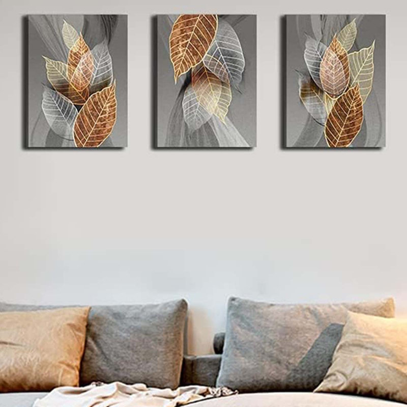 3 Piece Wrapped Canvas Print, 40 cm H x 30 cm W