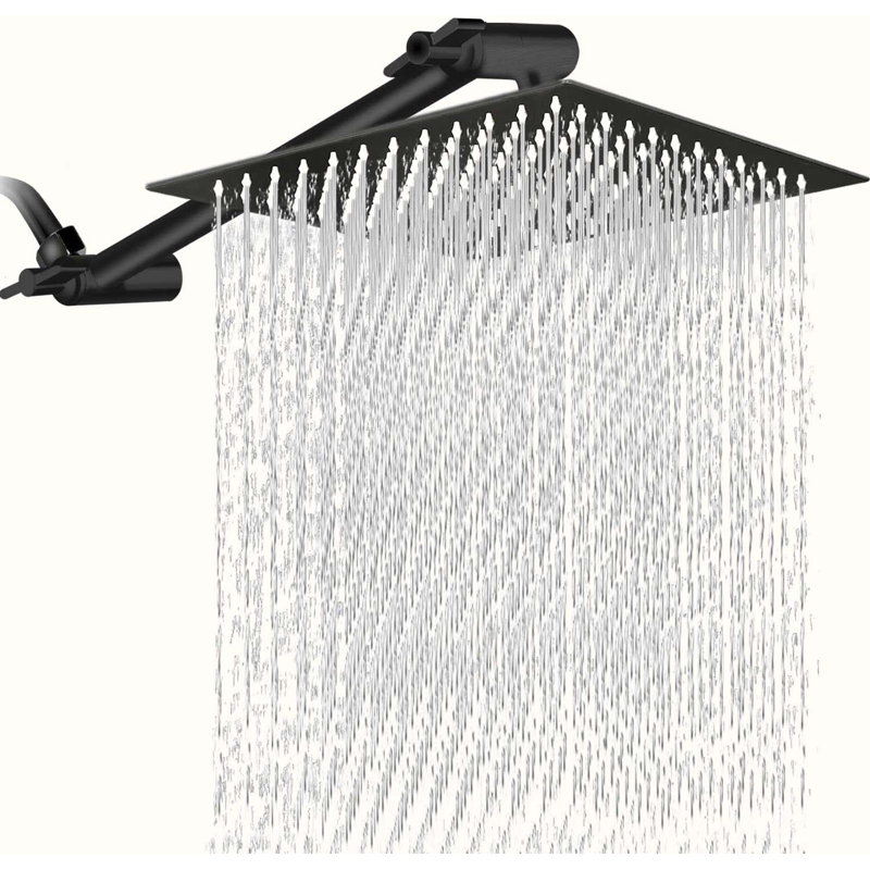 Robinet de baignoire et douche, Noir mat