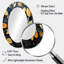Miroir mural ovale noir et doré-1793168201