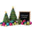 Leaning Green 9.5" Ceramic Christmas Tree