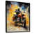 Black Floater Framed
