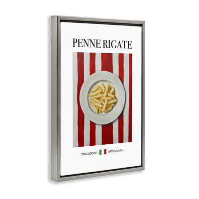 Cadre flottant traditionnel en forme de penne rigate, design par Andreas Magnusson