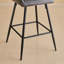Rossa 67cm Vintage Suede Bar Stool with Arm-945901477-952110852