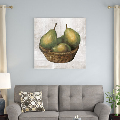Reproduction d’art sur toile tendue dans un panier