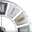 Horloge murale en métal (diamètre de 60 cm)